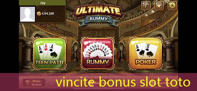 vincite bonus slot toto