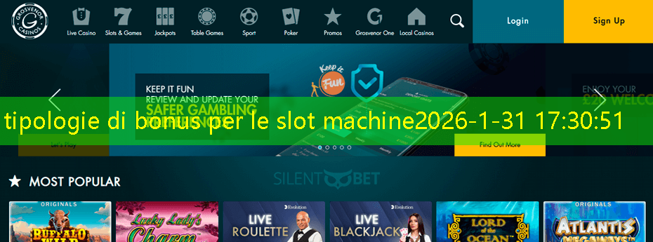 tipologie di bonus per le slot machine tipologie di bonus per le slot machine